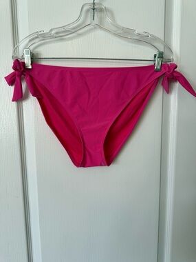 RELLECIGA Hot Pink Bikini Bottoms XL Tie Side Swim NWOT